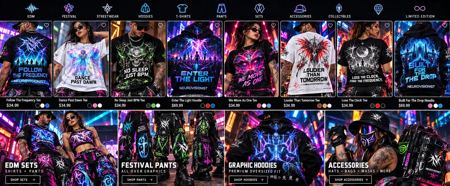 Neurovisionist EDM collection artwork